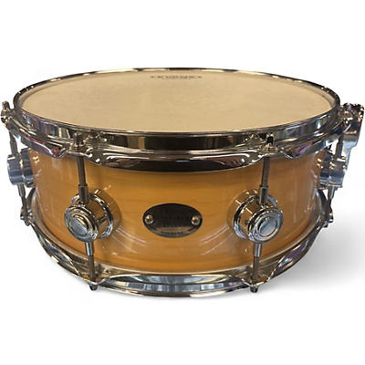 Used DW 5.5X14 Collector's Series Maple Snare Natural Drum