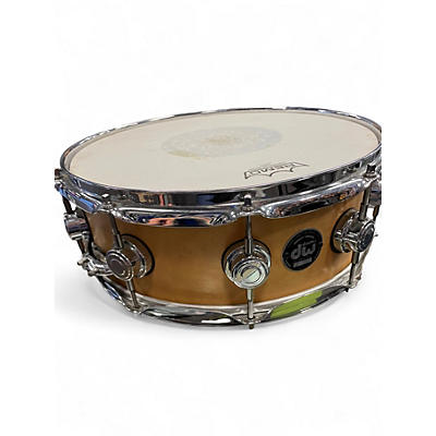 Used DW 5.5X14 Collector's Series Maple Snare Natural Drum