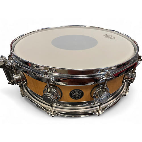 Used DW 5.5X14 Collector's Series Satin Oil Edge Snare Natural Drum Natural 10