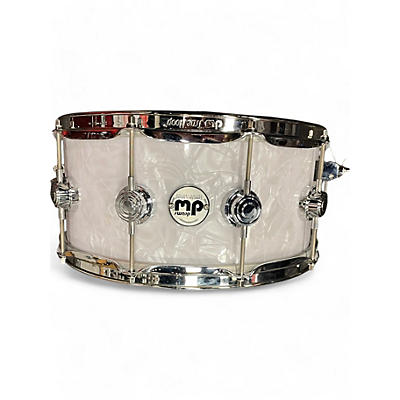 DW Used DW 5.5X14 Collector's Series Snare Pearl White Drum