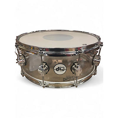 Used DW 5.5X14 Design Series Acrylic Snare ACRYLIC Drum