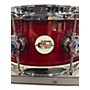 Used DW 5.5X14 Design Series Snare Red Cherry Drum Red Cherry 10