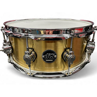 DW Used DW 5.5X14 Performance Series Snare Drum BRASS