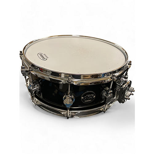 DW Used DW 5.5X14 Performance Series Snare Ebony Stain Lacquer Drum Ebony Stain Lacquer 10