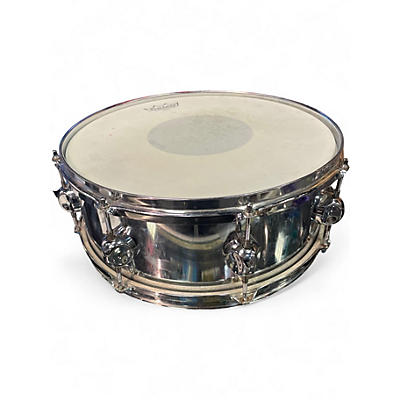 Used DW 5.5X14.5 COLLARLOCK SILVER Drum