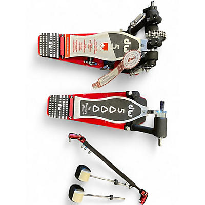 Used DW 5000 Series Double Double Bass Drum Pedal