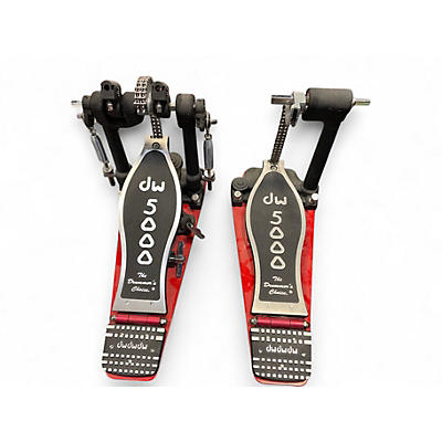 Used DW 5000 Series Double Double Bass Drum Pedal