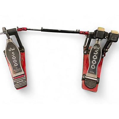 Used DW 5000 Series Double Double Bass Drum Pedal