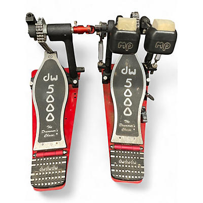 Used DW 5000 Series Double Double Bass Drum Pedal