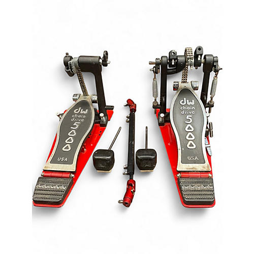Used DW 5002AD3 Accelerator Double Double Bass Drum Pedal
