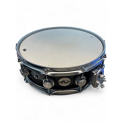 Used DW 5X14 Collector's Series Finish Ply Super Solid Maple Snare Black Glass Drum