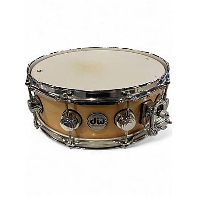 Used DW 5X14 Collector's Series Maple Snare SATIN OIL NATURAL Drum