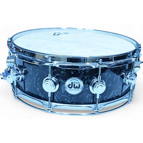 Used DW 5X14 Collector's Series Snare BLACK VELVET Drum BLACK VELVET 8
