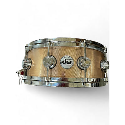 DW Used DW 5X14 Collector's Series Snare Knurled Copper Drum