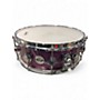 Used DW 5X14 Collector's Series Snare PURPLE SPARKLE Drum PURPLE SPARKLE 8