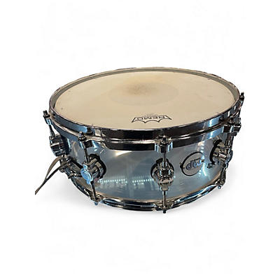 Used DW 5X14 Design Series Acrylic Snare Clear Drum