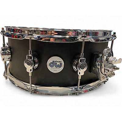 Used DW 5X14 Design Series Snare Satin Black Drum
