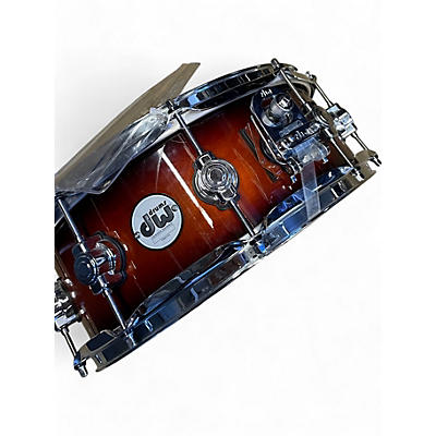 Used DW 5X14 Design Series Snare Tobacco Burst Drum