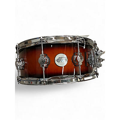 Used DW 5X14 Design Series Snare Tobacco Burst Drum