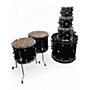 Used DW 6 Piece Design Series Black Drum Kit Black