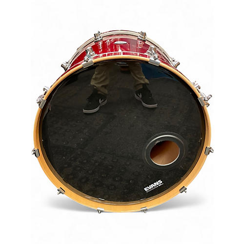 Used DW 6 Piece Design Series Cherry Drum Kit Cherry