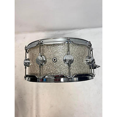 DW Used DW 6.5X14 6X14 COLLECTORS SERIES Drum Metallic Silver