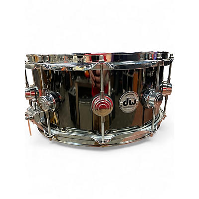 Used DW 6.5X14 COLLECTOR SERIES SNARE NICKLE OVER BRASS Drum
