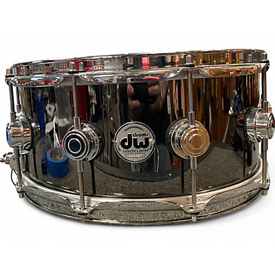 Used DW 6.5X14 COLLECTORS BLACK NICKEL OVER BRASS BRASS Drum