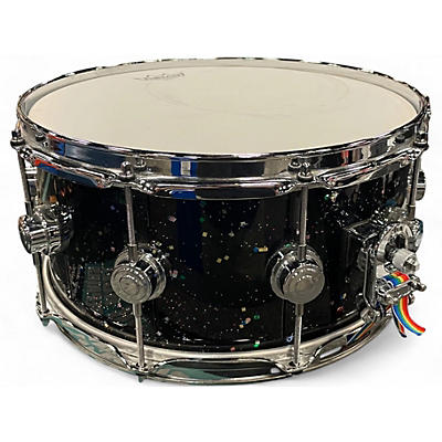 Used DW 6.5X14 Classic Series Snare Mardi Gras Sparkle Drum