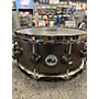 Used DW Used DW 6.5X14 Collector's Series Black Nickel Over Brass Drum Black Nickel Black Nickel 15