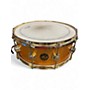 Used DW 6.5X14 Collector's Series Maple Snare Gold Drum Gold 15