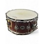 Used DW 6.5X14 Collectors Series Purpleheart Snare  Trans Purple Drum Trans Purple 15