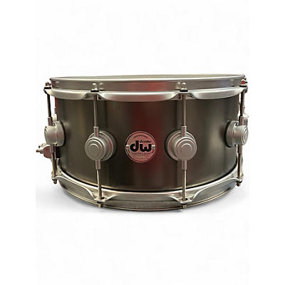 Used DW 6.5X14 Collector's Series Snare Matte Grey Drum