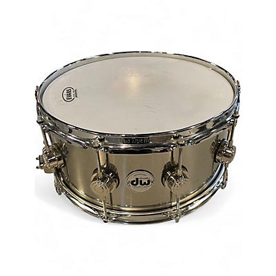 Used DW 6.5X14 Collector's Series Stainless Steel Chrome Drum