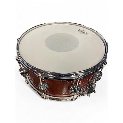 Used DW 6.5X14 Collector,s series purple heart Purple Drum