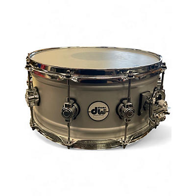 Used DW 6.5X14 Design Series Snare ALUMINUM  Drum
