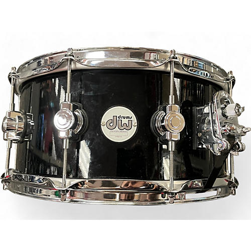 Used DW 6.5X14 Design Series Snare Satin Black Drum Satin Black 15