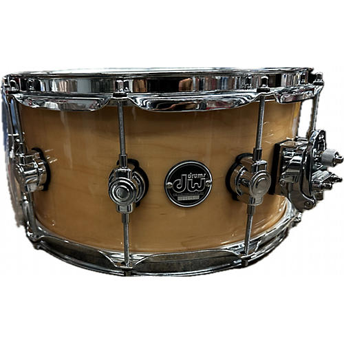 DW Used DW 6.5X14 Performance Series Snare Drum Natural Natural 15