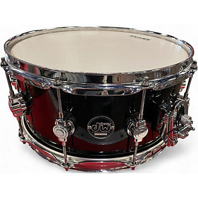 Used DW 6.5X14 Performance Series Snare Ebony Stain Lacquer Drum