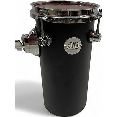 Used DW 6X12 DESIGN SERIES RATA TOM BLACK Drum