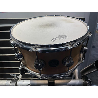 DW Used DW 6X14 ALL MAPLE SNARE Drum Natural