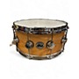 Used DW 6X14 Collector's Series Lacquer Custom Snare Natural Oak Drum Natural Oak 13