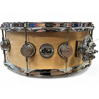 Used DW 6X14 Collector's Series Maple Snare Natural Drum