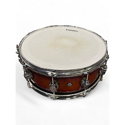 Used DW 6X14 Deisgn Series Lacquer Snare Tobacco Burst Drum