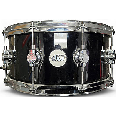 Used DW 6X14 Design Series Snare Piano Black Drum