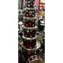 Used DW Used DW 7 piece Collector's Series Black Badge Maroon Drum Kit Maroon