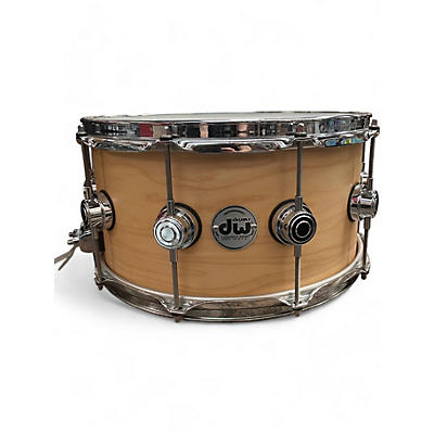 Used DW 7X14 Collector's Series Snare Satin Natural Drum