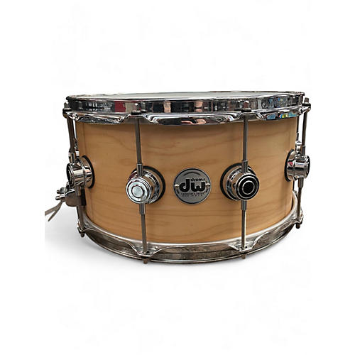 Used DW 7X14 Collector's Series Snare Satin Natural Drum Satin Natural 17