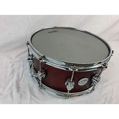 DW Used DW 7X14 Design Series Snare Drum Maroon