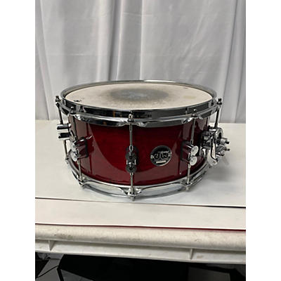 DW Used DW 7X14 Performance Series Snare Drum Red